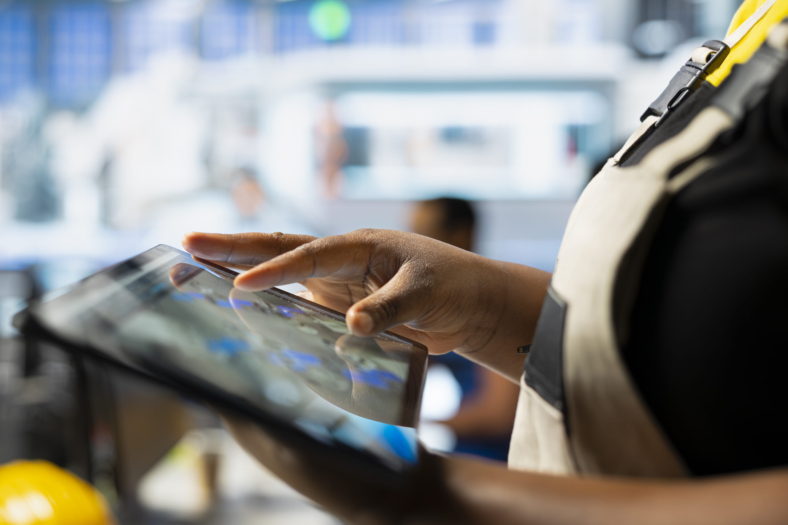 black-photovoltaics-facility-supervisor-monitoring-system-performance-tablet
